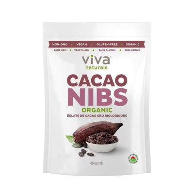 Morceaux de cacao crues biologiques Viva Naturals