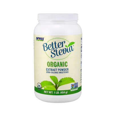 Stevia en poudre contenant zéro calorie de Now Foods